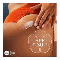 - Hydrating Protection Sunscreen SPF 30 UVA and UVB Protection, 180 ml, 12-Hour Moisturisation with Cocoa and Shea Butter, Water Resistant, Vegan