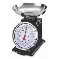 Terraillon Trad 500 Black Countertop Mechanical kitchen scale