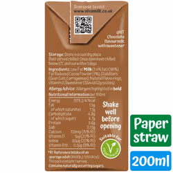 VIVA Chocolate No Added Sugar Milk Drinks - 27x200ml
