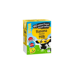 VIVA Banana No Added Sugar Milk Drinks - 27x200ml