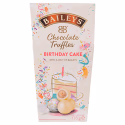 Irish Cream Birthday Cake Chocolate Truffles In A Box - 135g
