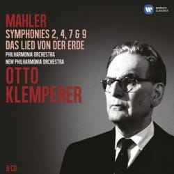 Warner Music Otto Klemperer - Mahler: Symphonies 2, 4, 7 & 9, Das Lied von der Erde, 6CD CD Classic