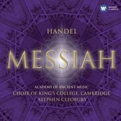 Warner Music Stephen Cleobury - Handel: Messiah, 2CD CD Classic