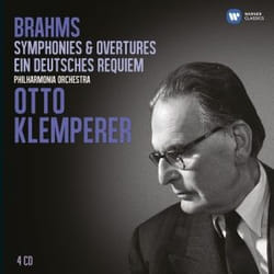 Warner Music Otto Klemperer - Brahms: Symphonies, Overtures, Ein Deutsches Requiem, CD Classic