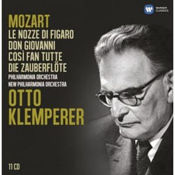 Warner Music Otto Klemperer - Mozart: Operas, 11CD CD Classic