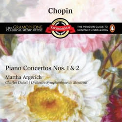 Warner Music Martha Argerich - Chopin: Piano Concertos 1 & 2, CD Classic