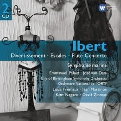 Warner Music Kent Nagano - Ibert: Divertissement, Escales & Flute Concert, 2CD CD Classic