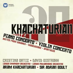 Warner Music David Oistrakh - Aram Khachaturian - Piano Concerto; Violin Concert, 2CD CD Classic
