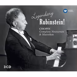 Warner Music Artur Rubinstein - Legendary Rubinstein - Chopin, 3CD, Classic, CD, Artur Rubinstein, Physical media, Adult, 3 d ...
