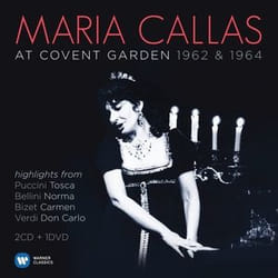 Warner Music Maria Callas - Maria Callas At Covent Garden 1962 & 1964, 2CD + DVD DVD/CD Classic