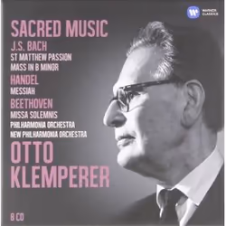 Warner Music Otto Klemperer - Sacred Music: Bach, Handel, Beethoven, 8CD, Classic, CD, Otto Klemperer, Physical media, Adult, ...