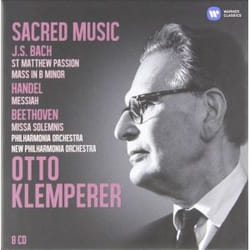 Warner Music Otto Klemperer - Sacred Music: Bach, Handel, Beethoven, 8CD CD Classic