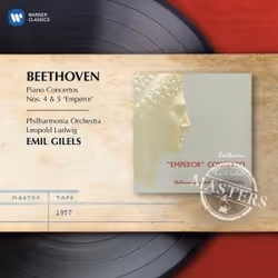 Warner Music Masters - Beethoven: Piano Concertos Nos. 4 & 5, CD, Classic, CD, Masters, Physical media, Adult, 1 discs