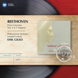 Warner Music Masters - Beethoven: Piano Concertos Nos. 4 & 5, CD Classic