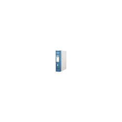 Hermes A4 80mm 2D-Ring Polypropylene Box File - Blue