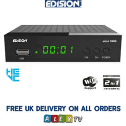 Edision T265 Free to Air Digital Terrestrial DVB-T2 Receiver Full HD 1080p FTA