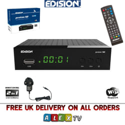 Edision Proton S2 Digital Satellite Full HD TV FTA Free to Air Receiver 12V-240v