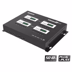 Edision HD Modulator 3in1 Quad HDMI to Coax DVB-T/ISDB-T with 4 HDMI In & 2 Out