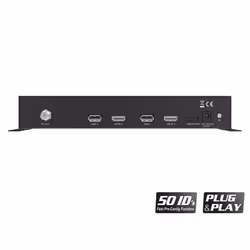 Edision HD Modulator 3in1 Quad HDMI to Coax DVB-T/ISDB-T with 4 HDMI In & 2 Out