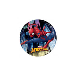 plates Spider-Man junior 20 cm paper 8 pieces