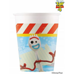 Pack of 8 Toy Story 4 Paper Cups - 200 ml - Disney Pixar Party Tableware