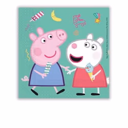 Procos Peppa Two-Ply Paper Napkins 33x33 cm