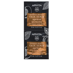 Express Beauty Mascarilla facial exfoliante suave con albaricoque 2 x 8 ml