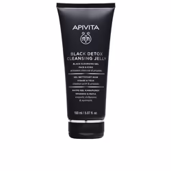 Black Detox Cleansing Gel - Natural facial cleanser with active charcoal and propolis 150 ml