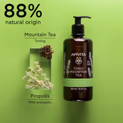 Tonic Mountain Tea Bath gel with mountain tea, propolis and essential oils 500 ml
