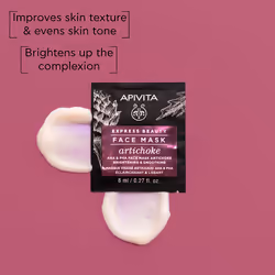 Express Beauty Mascarilla facial iluminadora y retexturizante con alcachofa, Aha y Pha 2 x 8 ml