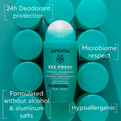 Bee Fresh 24h roll-on deodorant respects the microbiome 50 ml