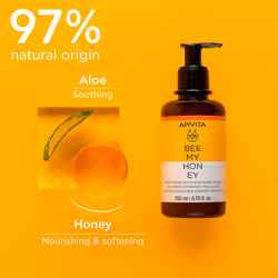 Bee My Honey Moisturizing body milk with honey, aloe and essential oils 200 ml