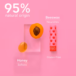 Bee Princess Lip Balm with honey and apricot 4.4 gr