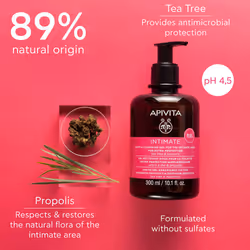Gentle Creamy Cleanser For Daily Intimate Hygiene With aloe vera and propolis 300 ml - Additional view 3