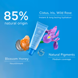 Aqua Beelicious Illuminating Moisturizing Fluid Cream Spf 30 With Color 40 ml