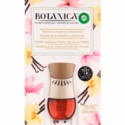 Air Wick Botanica Electrical Plug In Diffuser (UK pin) & Refill - Vanilla & Asian Magnolia