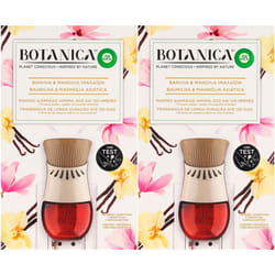 2xAir Wick Botanica Electrical Plug In Diffuser (UK pin) & Refill - Vanilla & Asian Magnolia