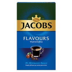 Jacobs Ground Filter Coffee Hazelnut Flavour Hot/Cold - 1 Pack of 250g