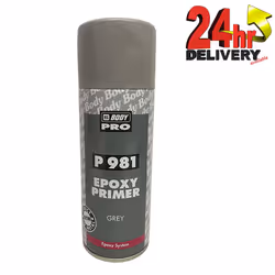 HB Body Pro HB981 Fast Drying 1K Epoxy Automotive Primer Aerosol 400 ml Grey