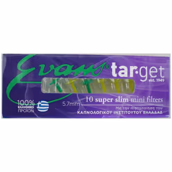 Tar-Get Mini Filter SUPER SLIM Slim Cigarettes & Roll Ups-10 x 10-Pack