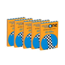 "One" Extra Slim Filters 5.7 mm for Slim/Super slim Roll ups - 5 packs of 64 pcs