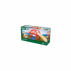 BRIO World - Expansion Pack - Intermediate Wooden Train Track for Kids age 3 years and up compatible with all train sets & World Curved Bridge for Kid