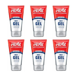 6 x 150ml Brylcreem Styling Gel Wet Look Original Brylcream