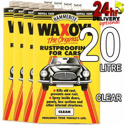 Hammerite 20litre Clear Refill WaxOyl Rust Eliminator Proof Prevention Covering