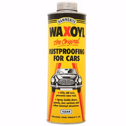 Hammerite 6litre Clear Refill WaxOyl Rust Eliminator Proof Prevention + Gun