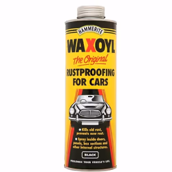 Hammerite 6litre Black Refill WaxOyl Rust Eliminator Proof Prevention + Gun