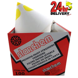 Premium Starchem Paint Strainers Pack of 100 Fine Mesh Filters