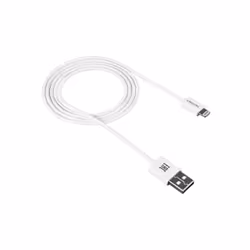 Canyon CNE-CFI1W, 1 m, Lightning, USB A, Male, Male, White