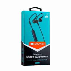 Canyon CNS-SBTHS1B headphones/headset Wireless In-ear Sports Micro-USB Bluetooth Black, Graphite - Additional view 5