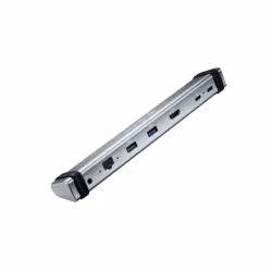 Canyon DS-6, USB 3.2 Gen 1 (3.1 Gen 1) Type-C, 60 W, 10,100,1000 Mbit/s, Grey, 4K Ultra HD, 3.5mm, HDMI, RJ-45, USB 3.2 Gen 1 ...